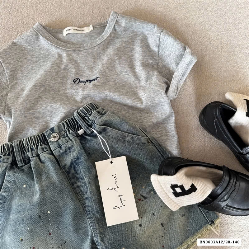 ÁO THUN THÊU CHỮ MMY