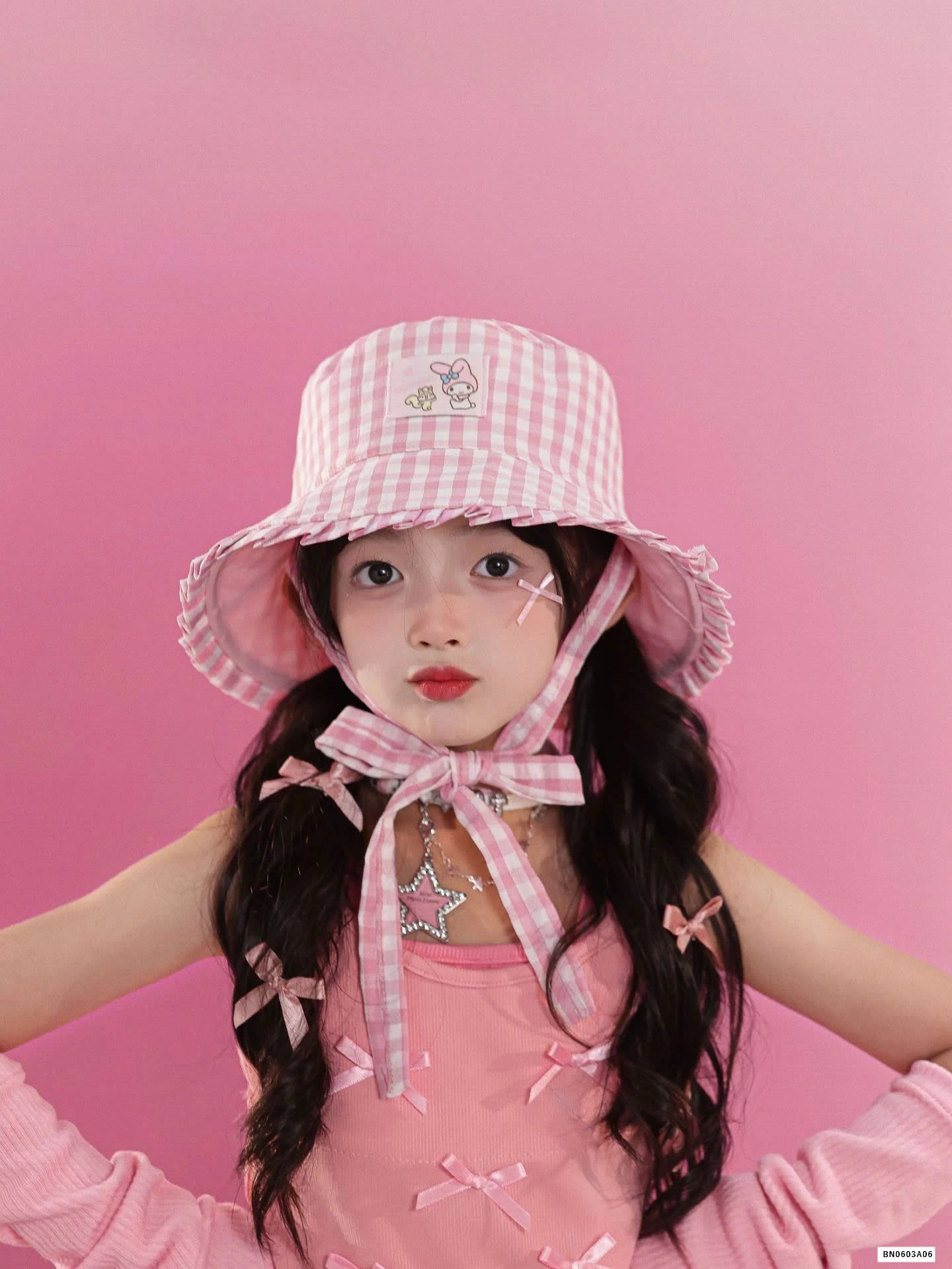 MŨ BÈO CARO DÂY BUỘC 2 MẶT