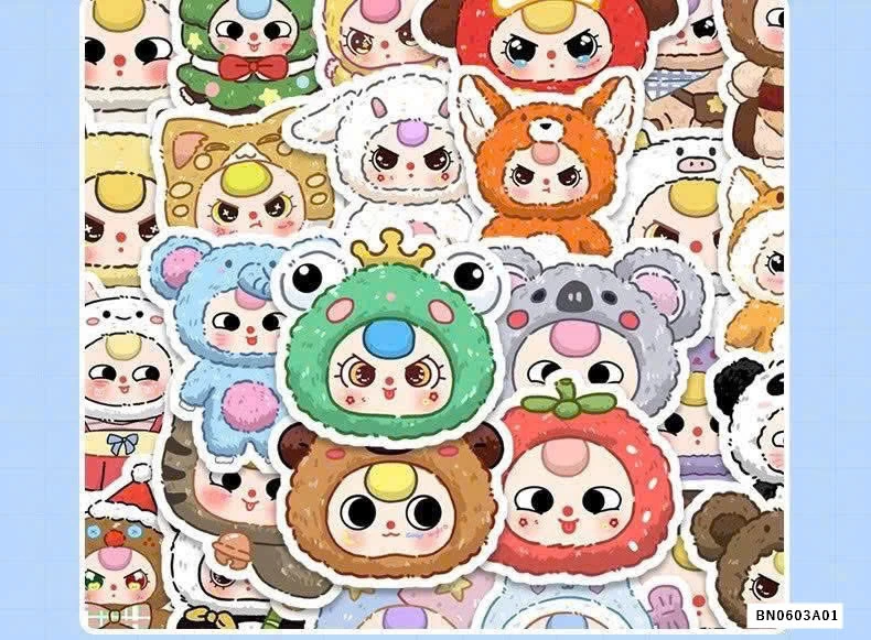 120 HÌNH DÁN STICKER BABY THREE