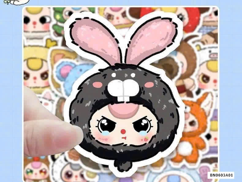 120 HÌNH DÁN STICKER BABY THREE