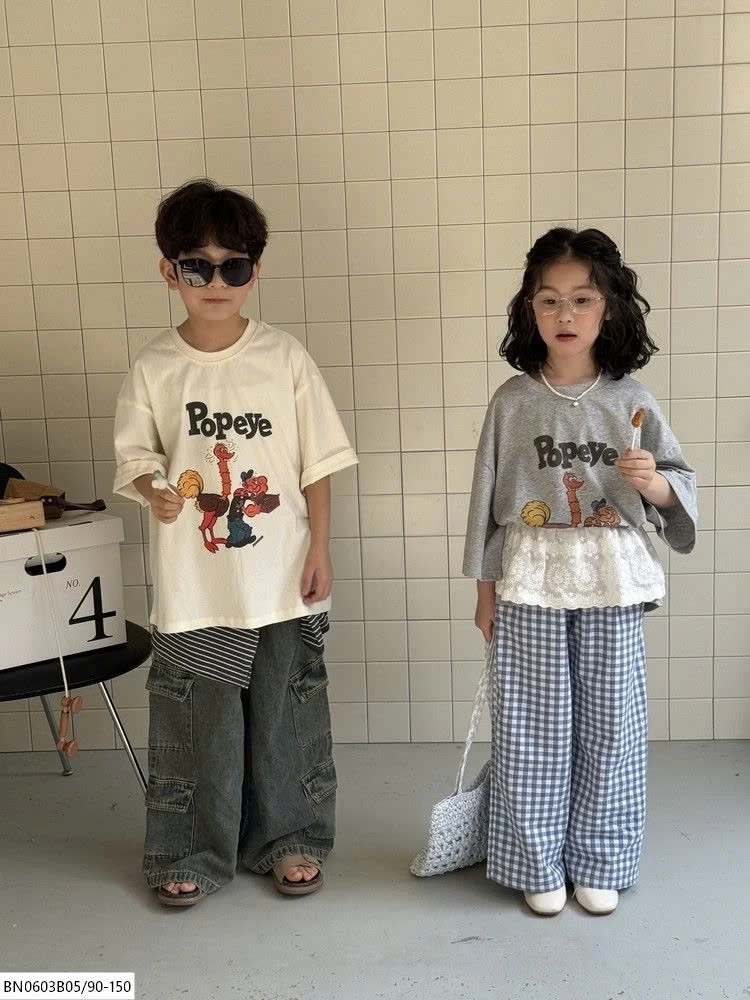 ÁO THUN HOẠT HÌNH POPYES