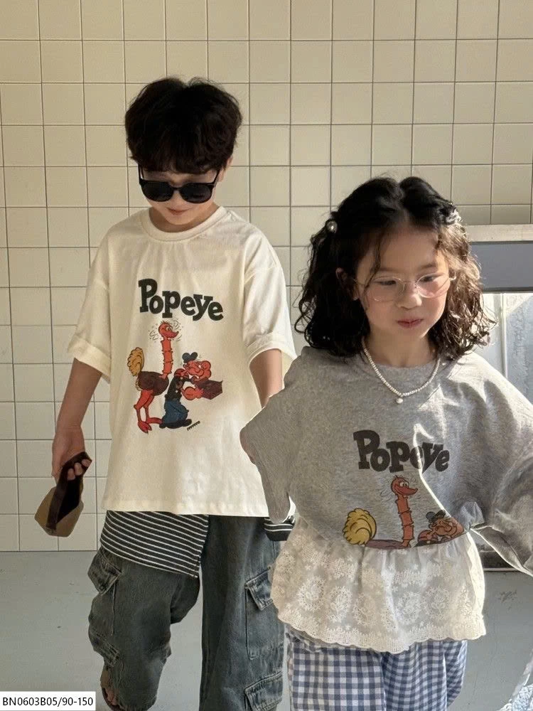 ÁO THUN HOẠT HÌNH POPYES