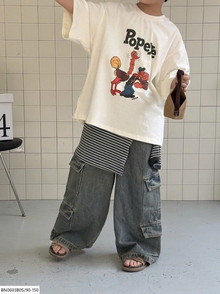 ÁO THUN HOẠT HÌNH POPYES