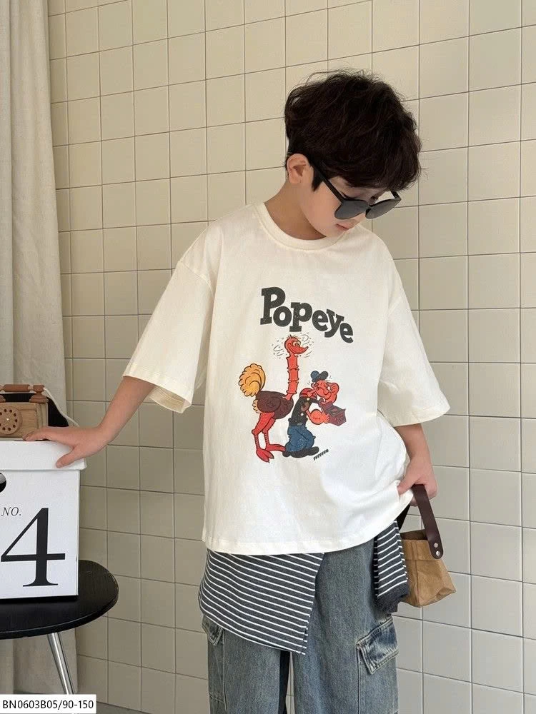 ÁO THUN HOẠT HÌNH POPYES