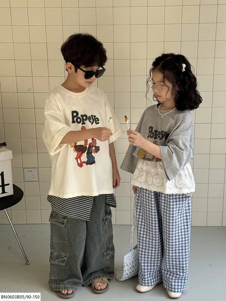 ÁO THUN HOẠT HÌNH POPYES