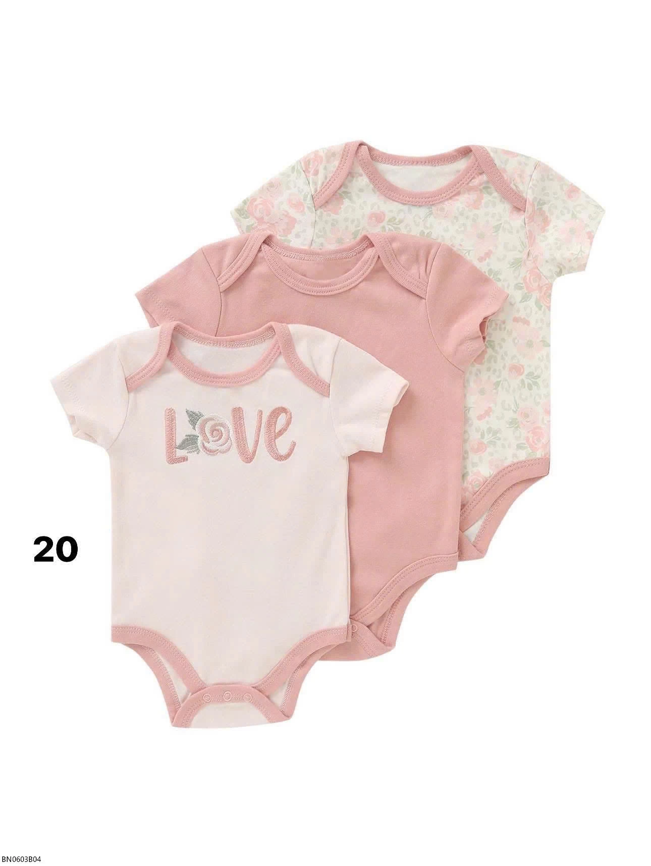 SET 3 BODY COTTON BÉ