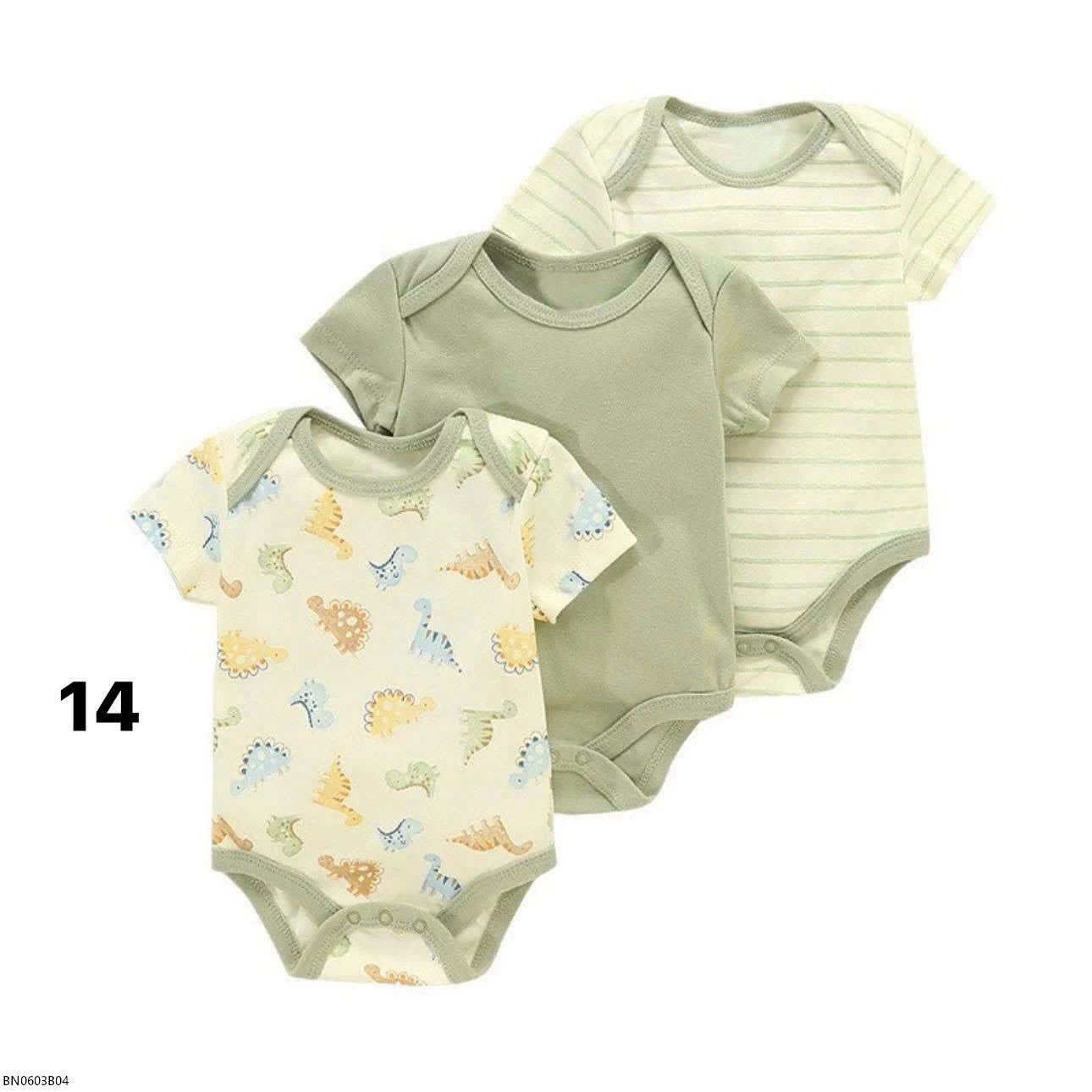 SET 3 BODY COTTON BÉ