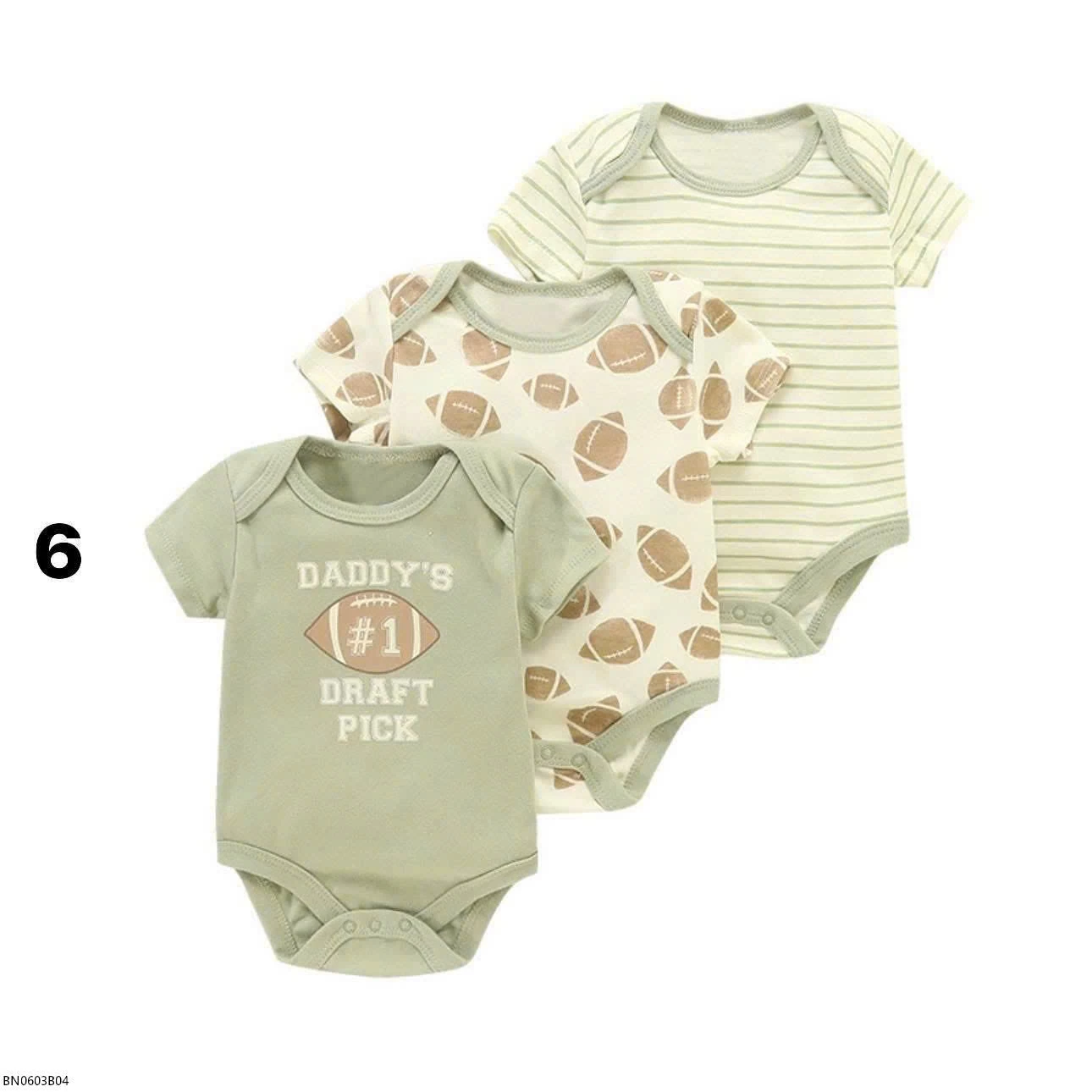 SET 3 BODY COTTON BÉ