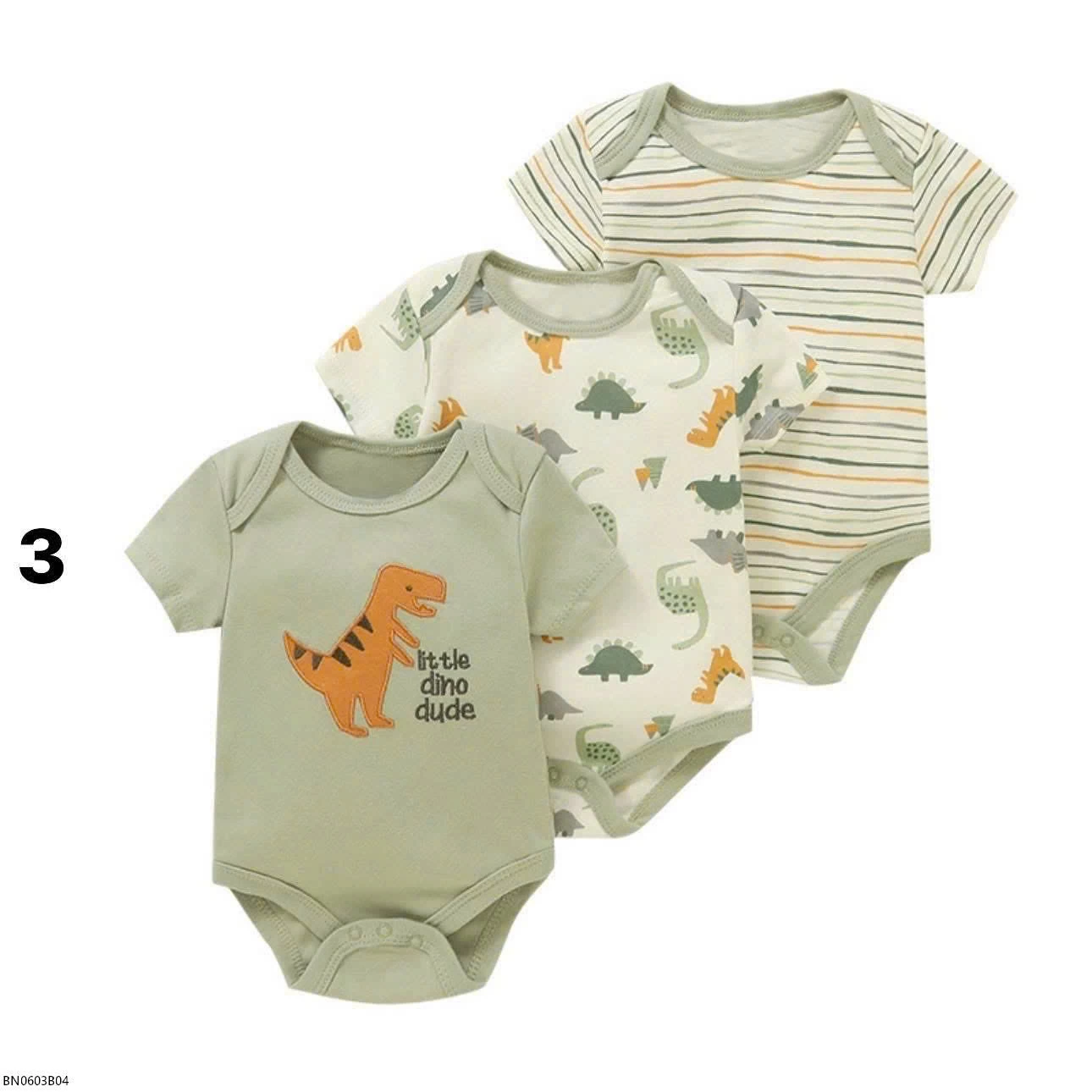 SET 3 BODY COTTON BÉ