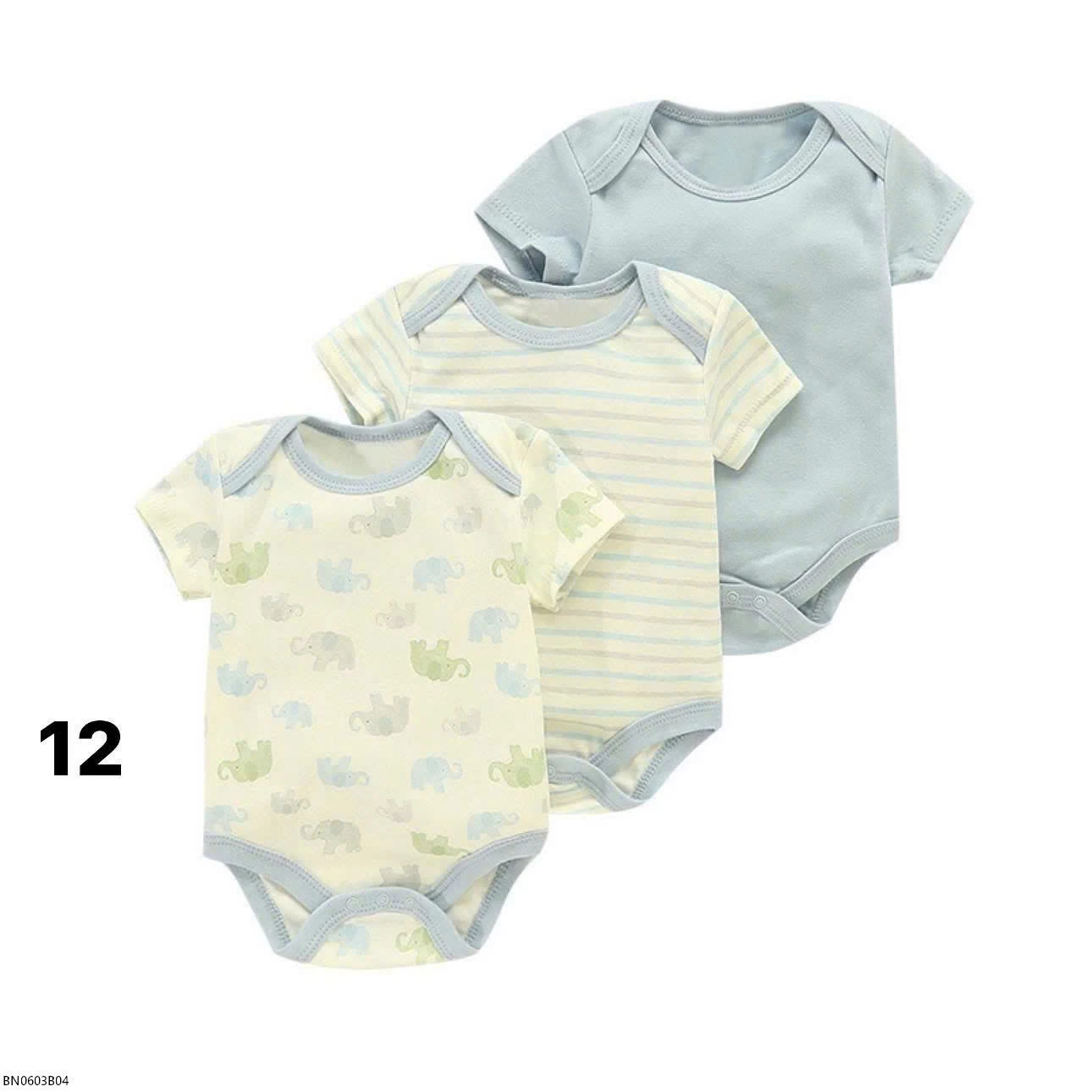 SET 3 BODY COTTON BÉ