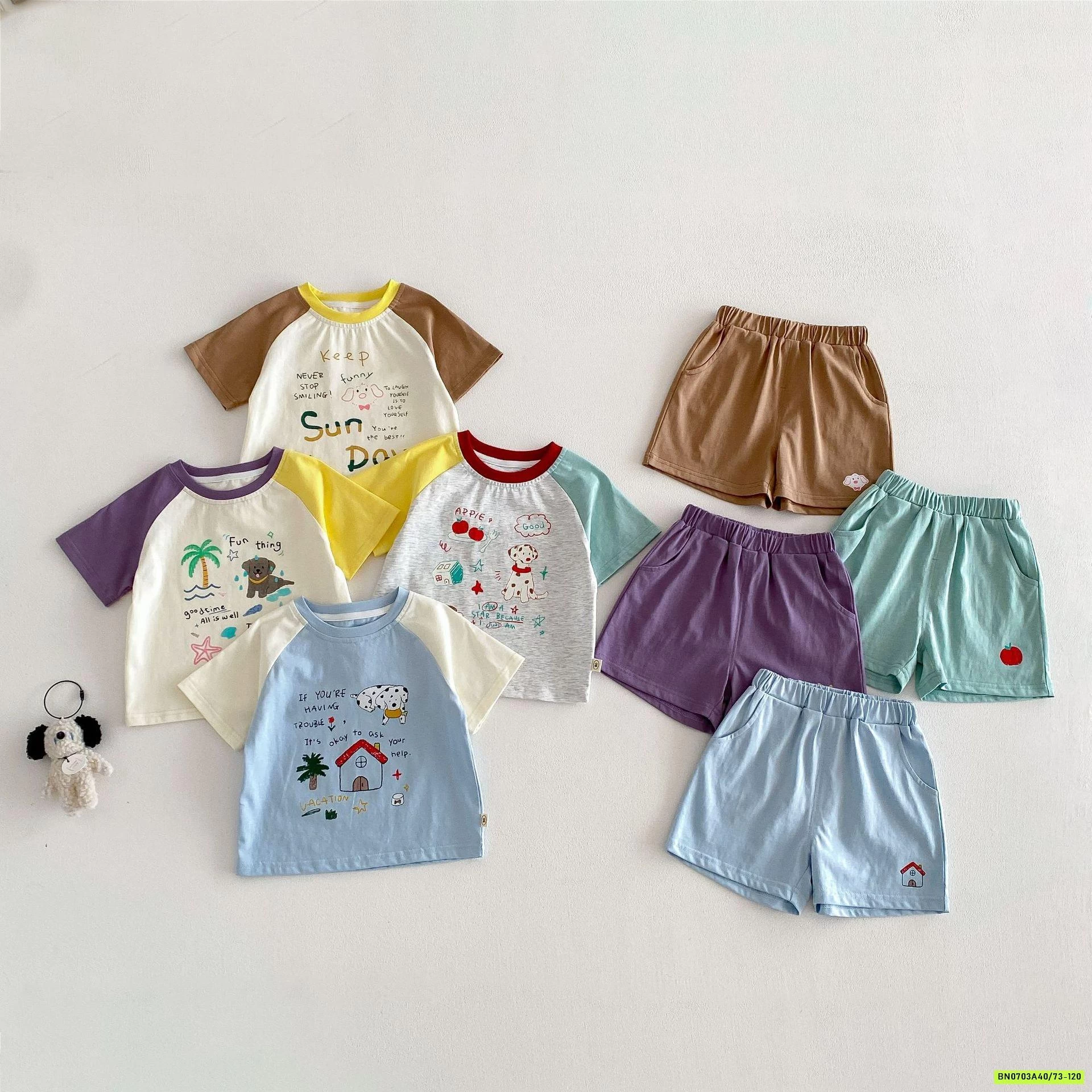 BỘ CỘC PHỐI MÀU IN HÌNH CHO BÉ