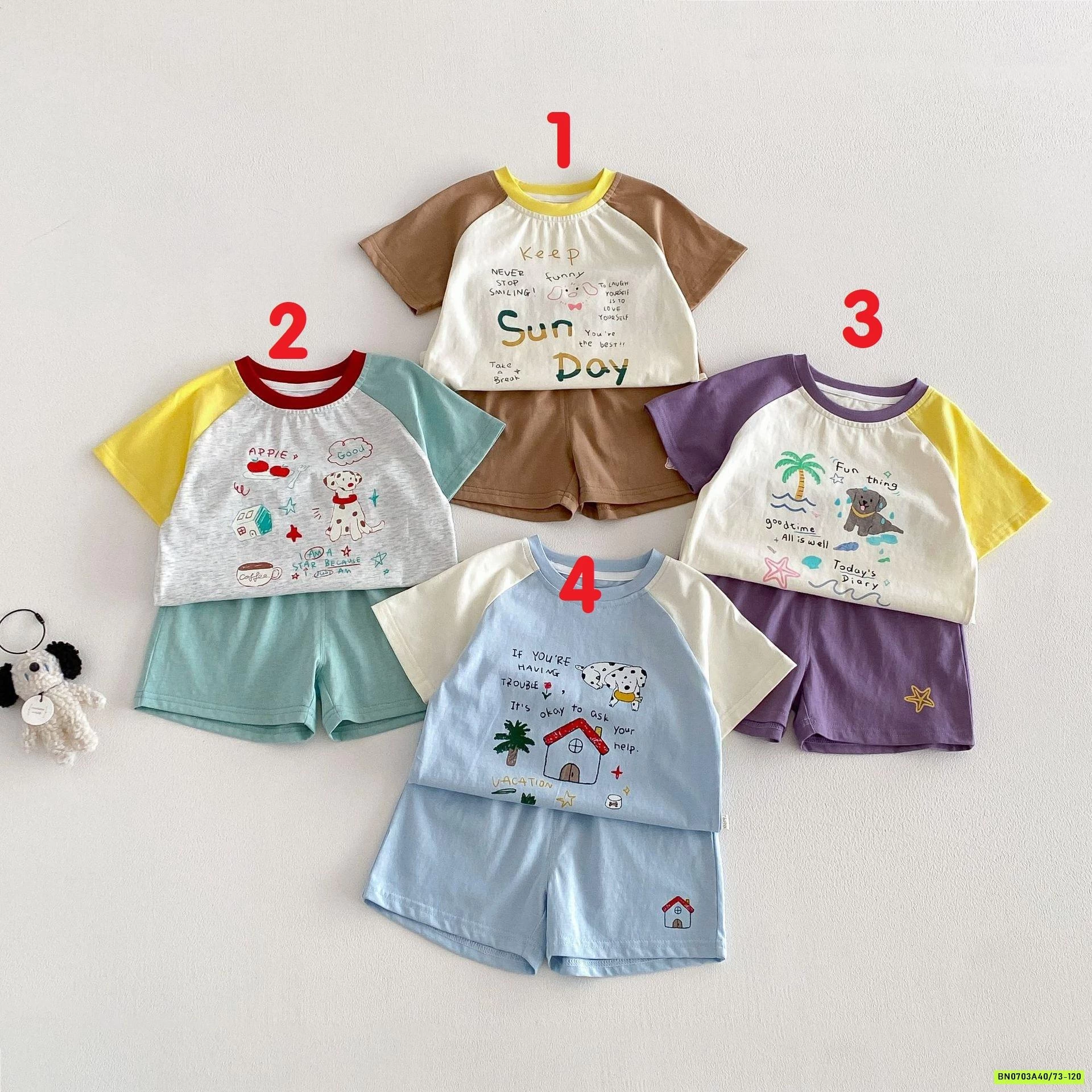 BỘ CỘC PHỐI MÀU IN HÌNH CHO BÉ