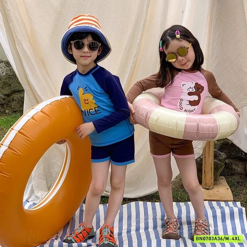 SÉT BƠI DÀI TAY PHỐI MÀU