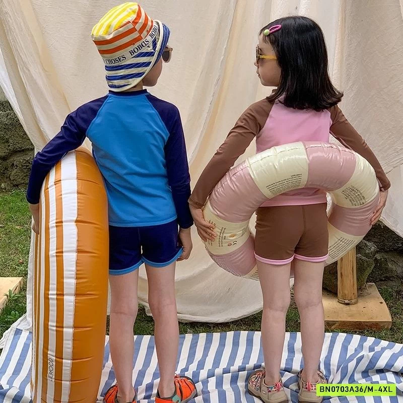 SÉT BƠI DÀI TAY PHỐI MÀU