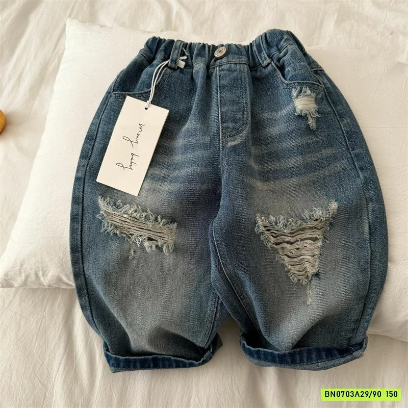 JEANS BAGGY RÁCH GỐI 26098 MMY