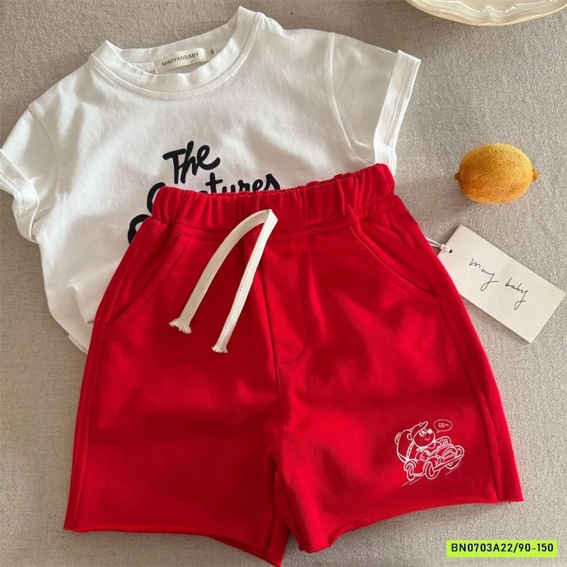 SHORT DA CÁ IN GẤU 26269 MMY