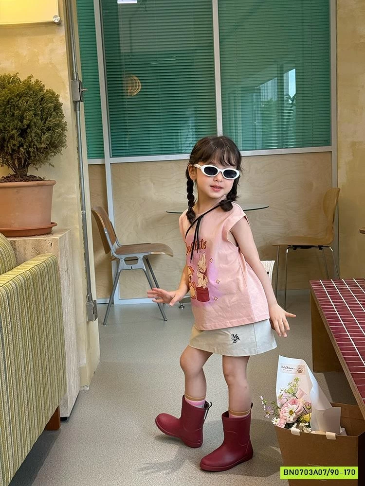 ÁO TAY HẾN HOẠT HÌNH 25D164 AMBB