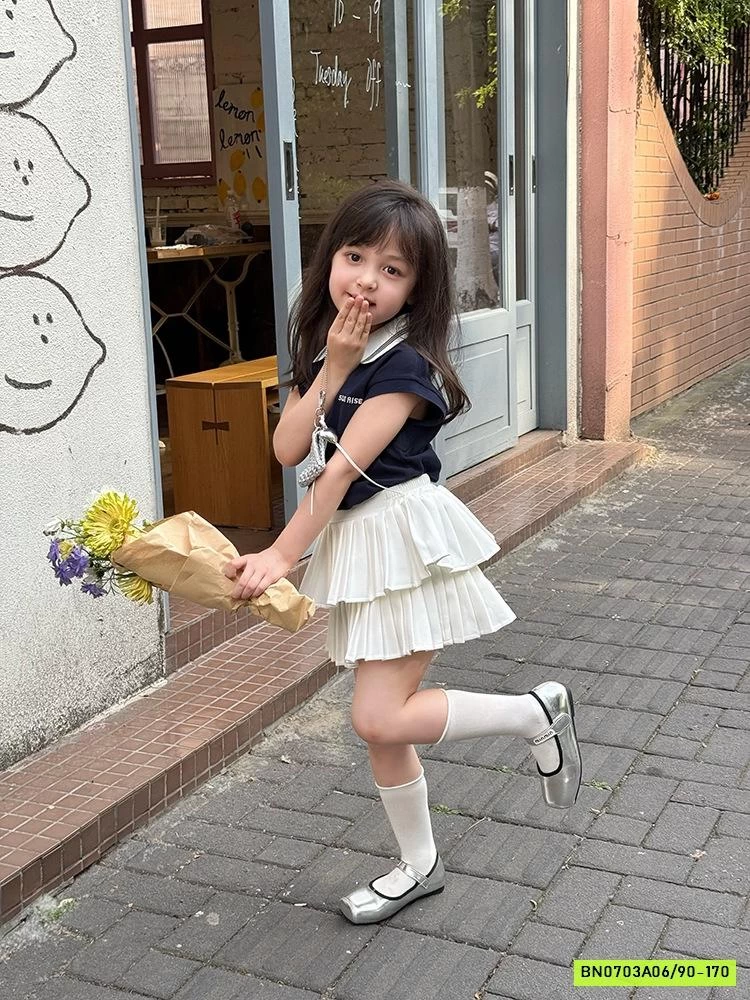 POLO TAY HẾN PHỐI CỔ 25C067 AMBB