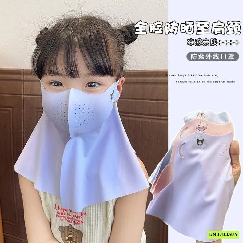 KHẨU TRANG BĂNG LẠNH CHOÀNG CỔ CHO BÉ