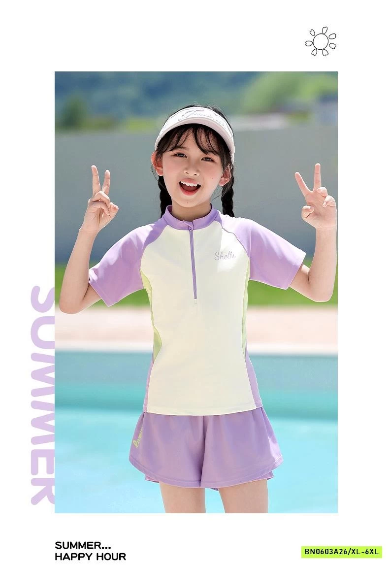 SÉT BƠI BÉ GÁI PHỐI MÀU TAY YLIKE