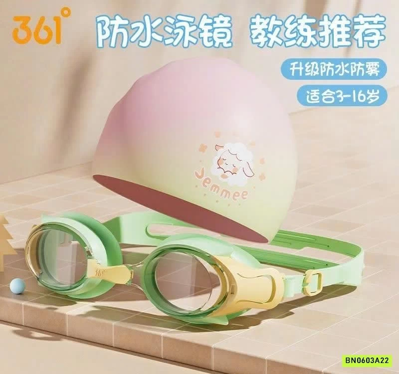 SET MŨ & KÍNH BƠI KIDS 361