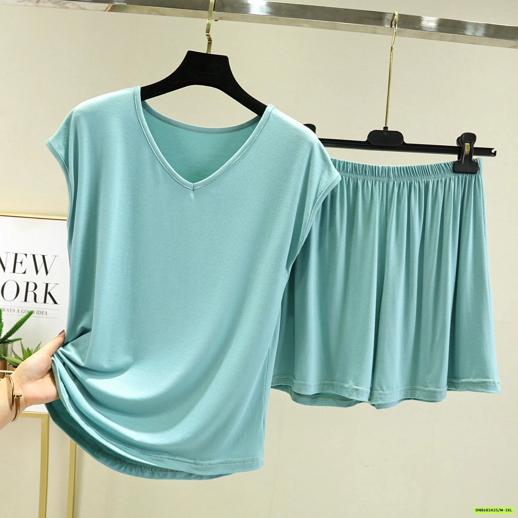 BỘ THUN LẠNH CỔ V