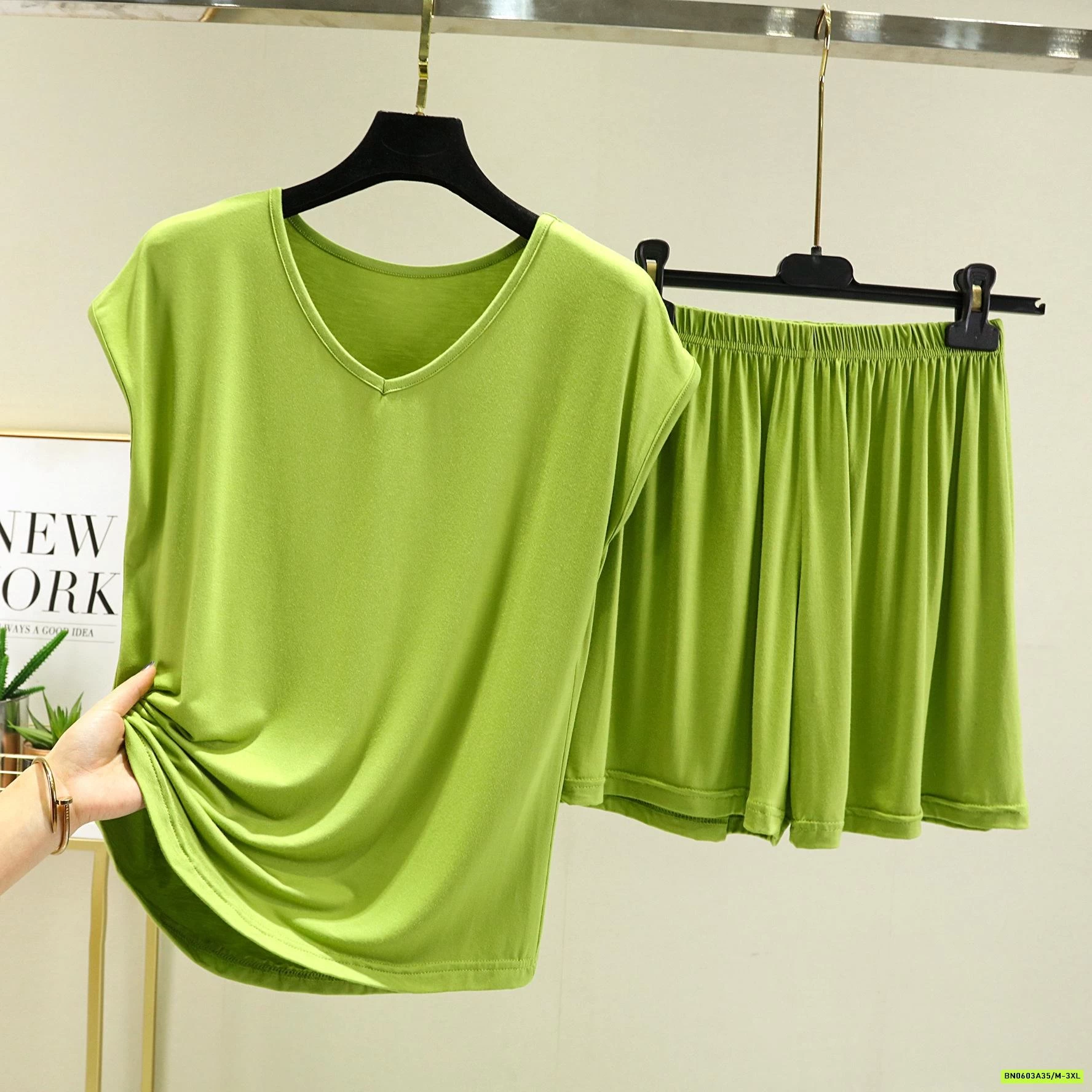 BỘ THUN LẠNH CỔ V