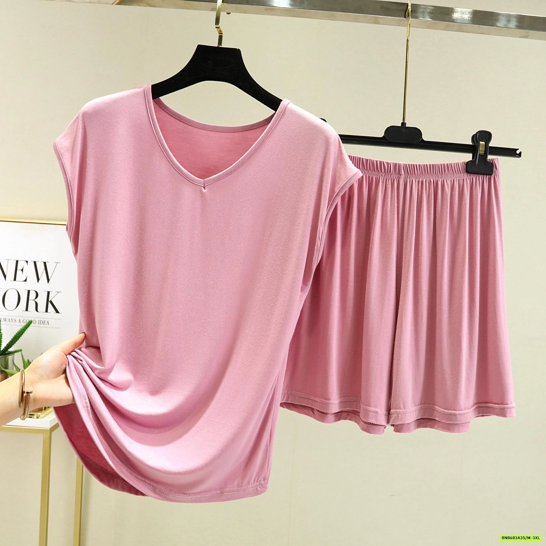 BỘ THUN LẠNH CỔ V