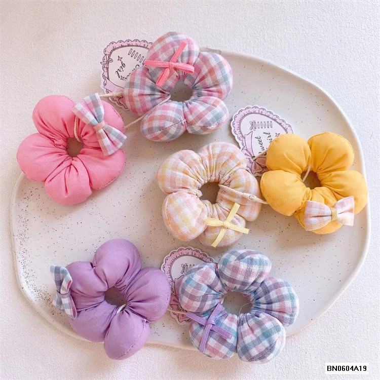 SÉT 2 BUỘC TÓC BÔNG HOA