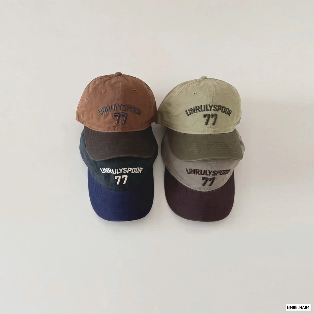 MŨ KẾT PHỐI MÀU THÊU SỐ 77