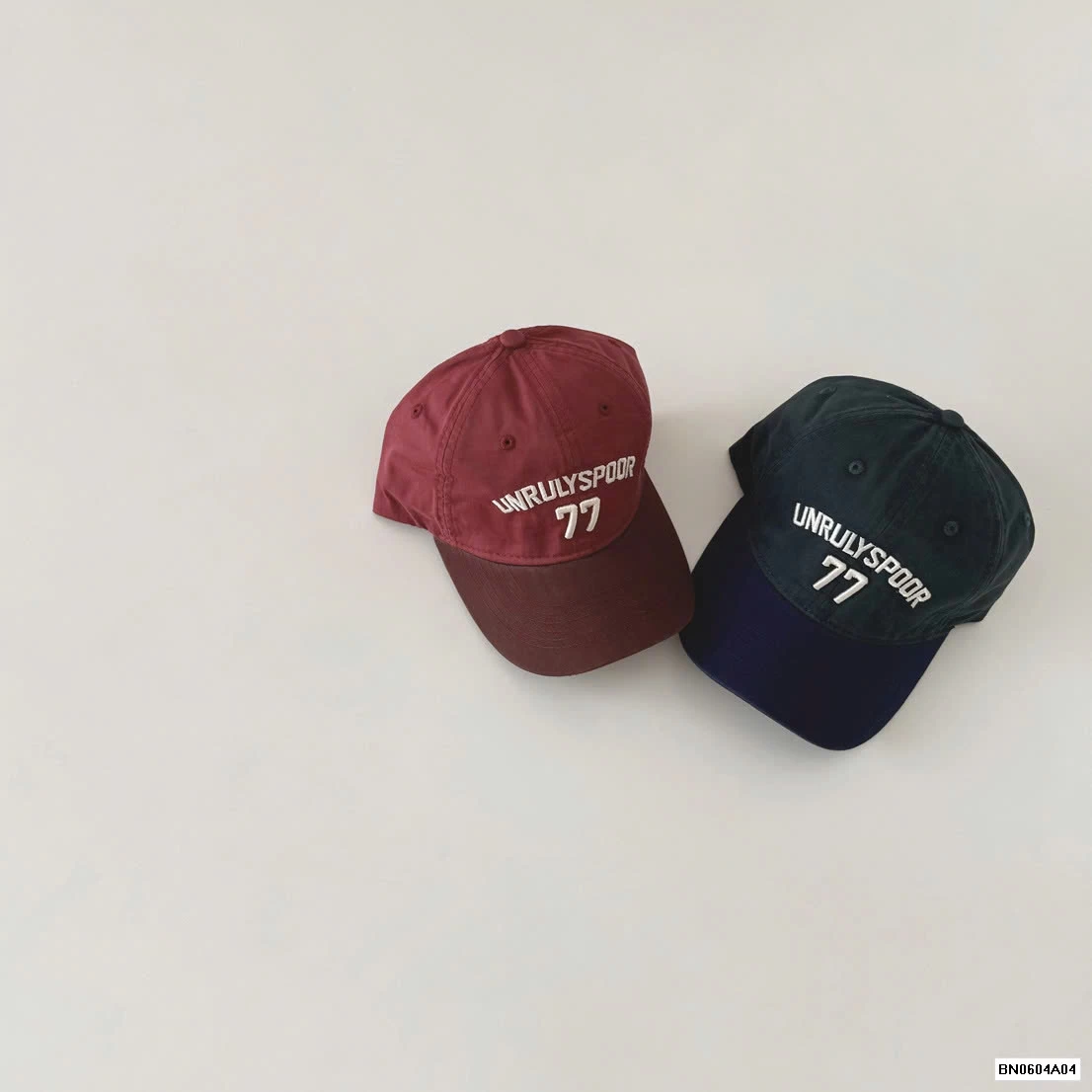 MŨ KẾT PHỐI MÀU THÊU SỐ 77