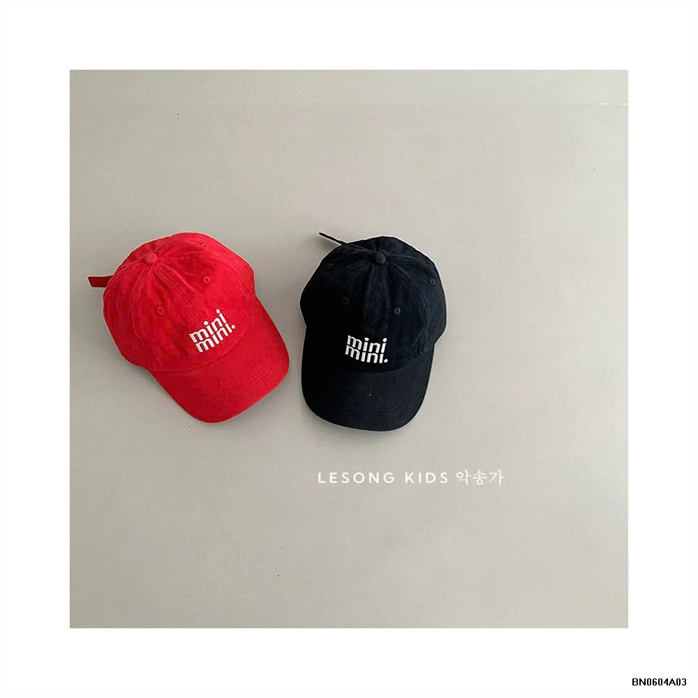 MŨ KẾT THÊU CHỮ MINI
