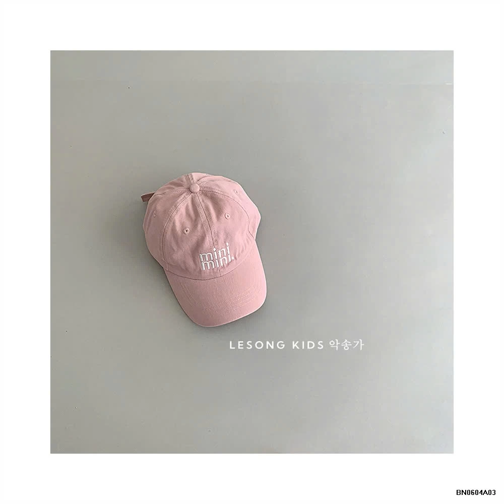 MŨ KẾT THÊU CHỮ MINI