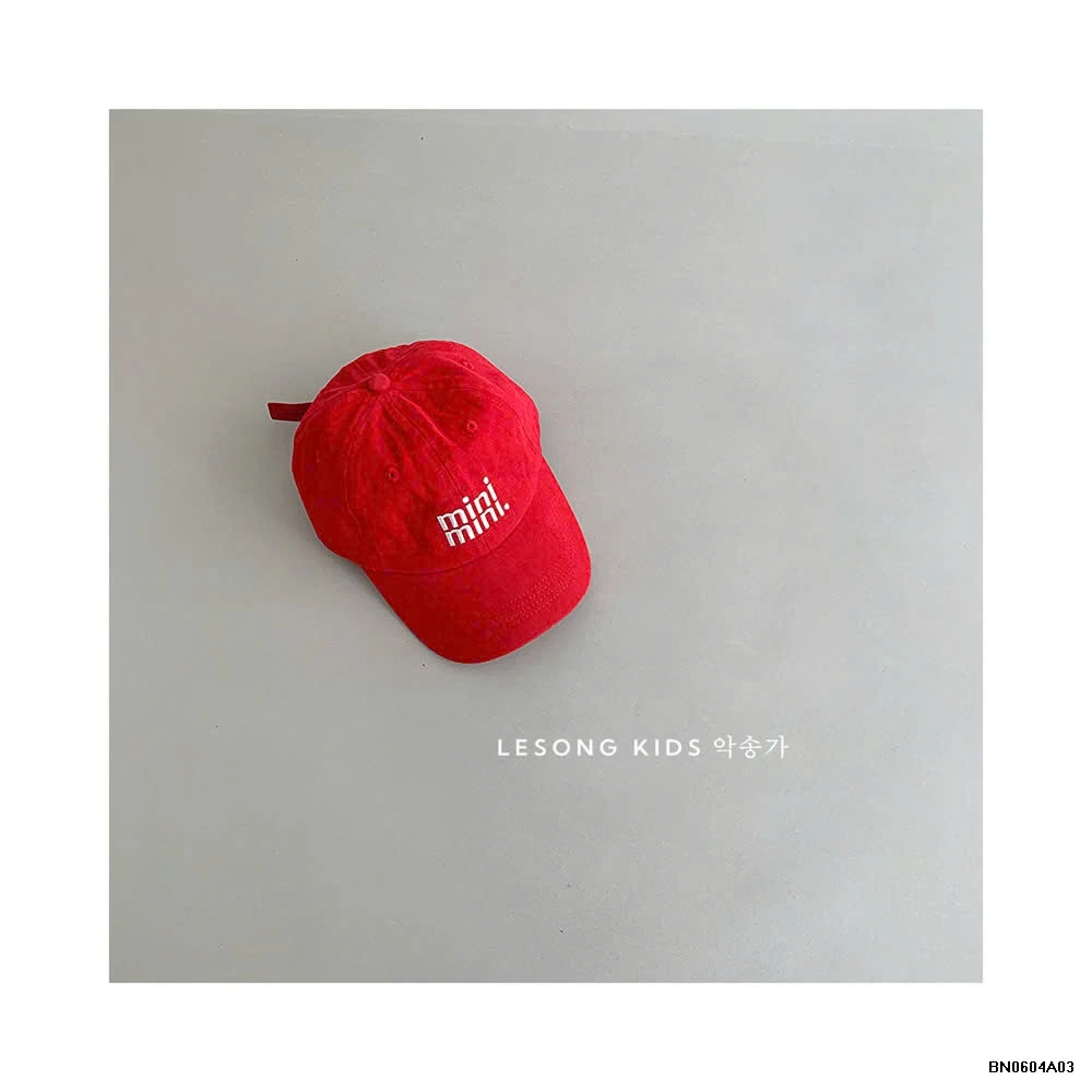 MŨ KẾT THÊU CHỮ MINI