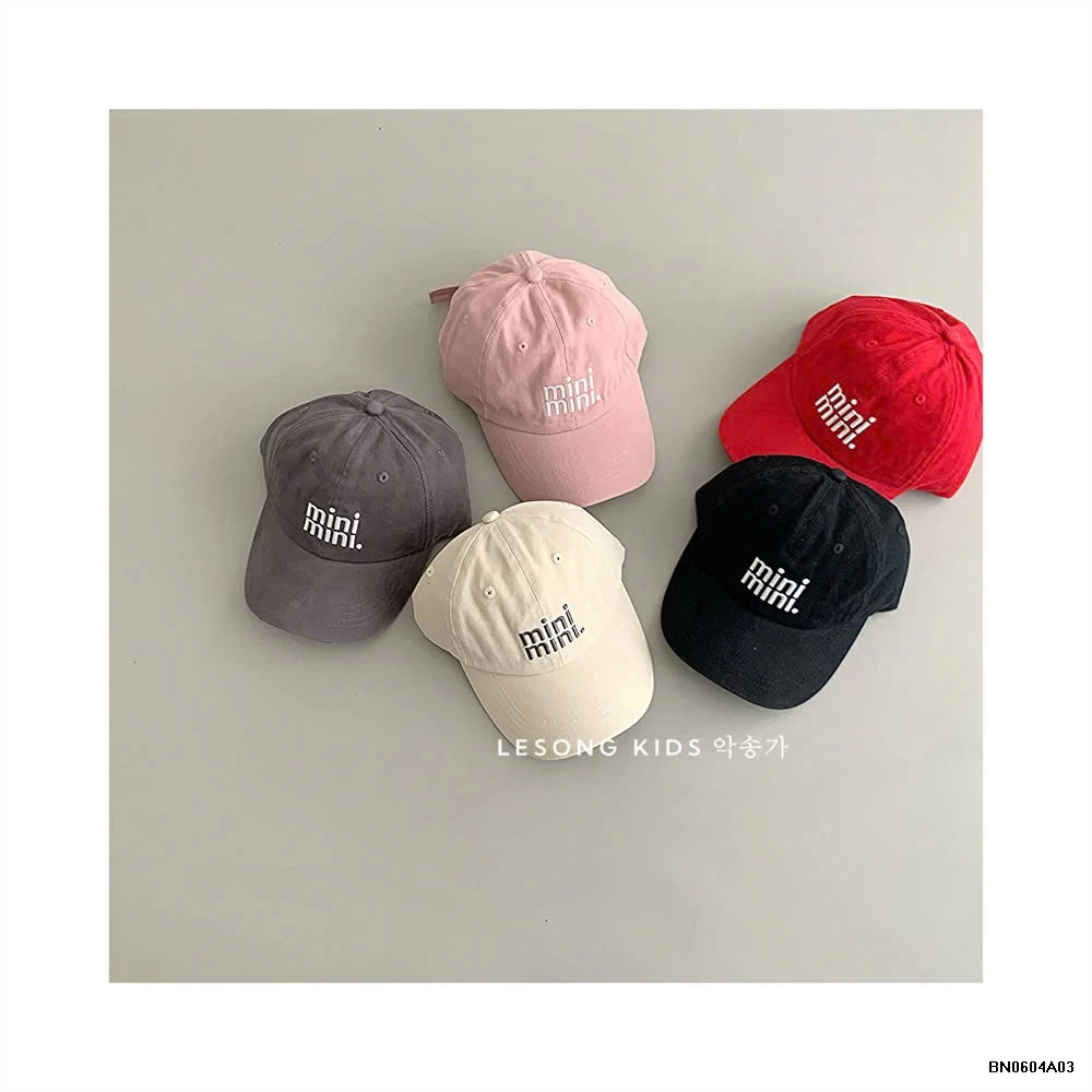 MŨ KẾT THÊU CHỮ MINI