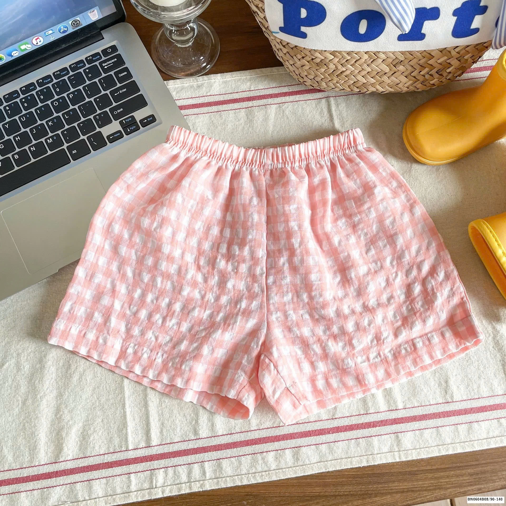 QUẦN SHORT THÔ CARO MẶC HÈ