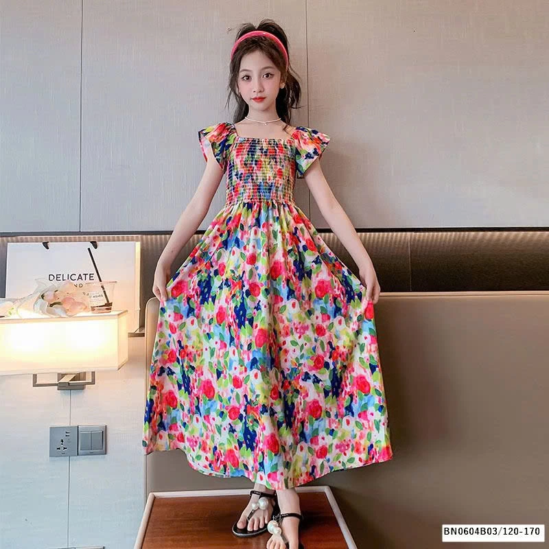 ĐẦM CHUN NGỰC SẮC MÀU ĐI BIỂN SZ ĐẠI