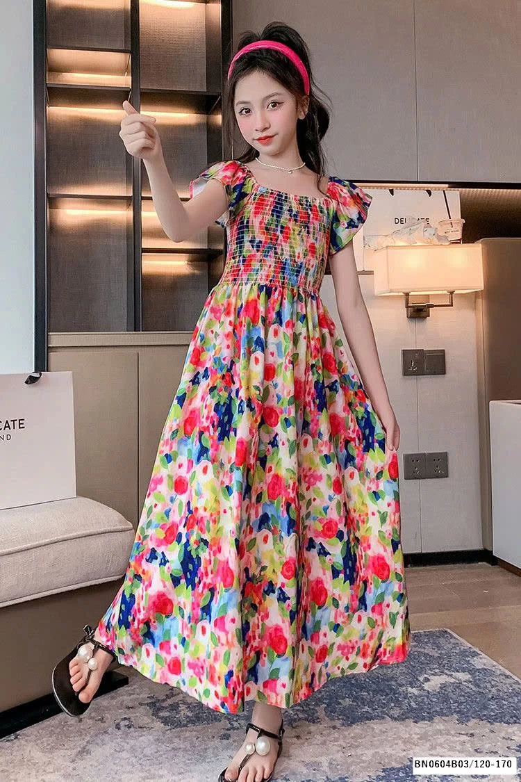 ĐẦM CHUN NGỰC SẮC MÀU ĐI BIỂN SZ ĐẠI