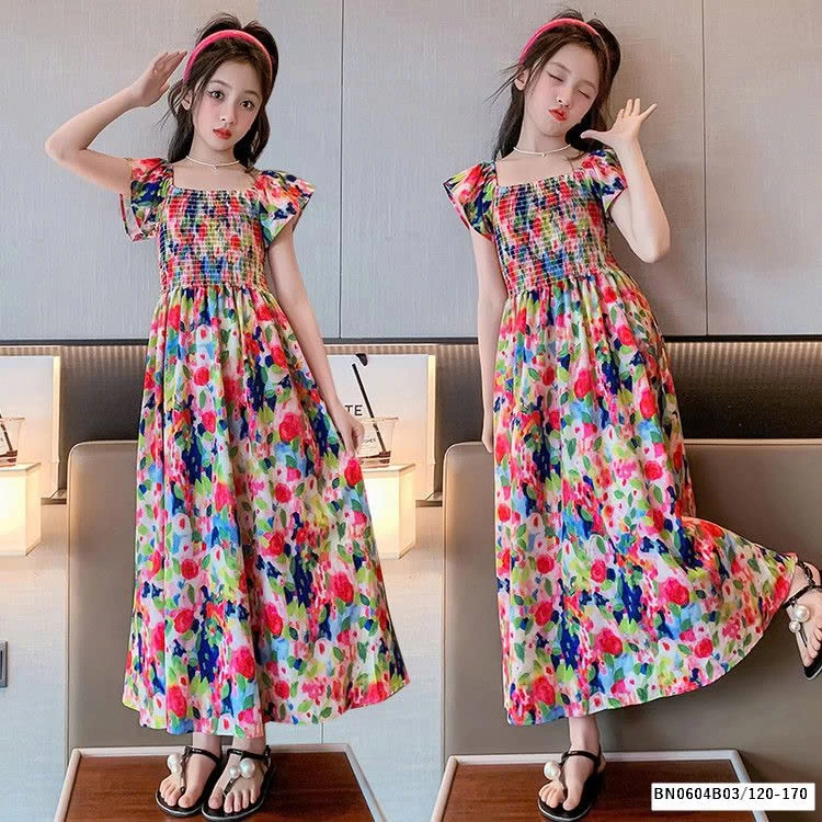 ĐẦM CHUN NGỰC SẮC MÀU ĐI BIỂN SZ ĐẠI