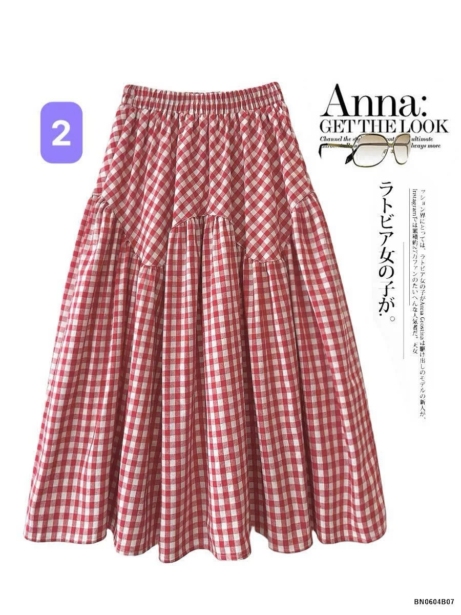 CHÂN VÁY KẺ CARO ANNA