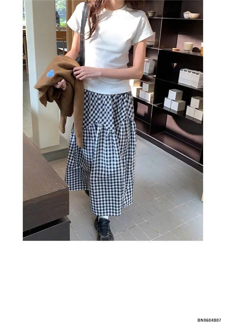 CHÂN VÁY KẺ CARO ANNA