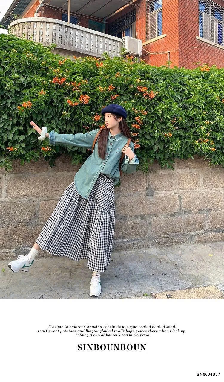 CHÂN VÁY KẺ CARO ANNA