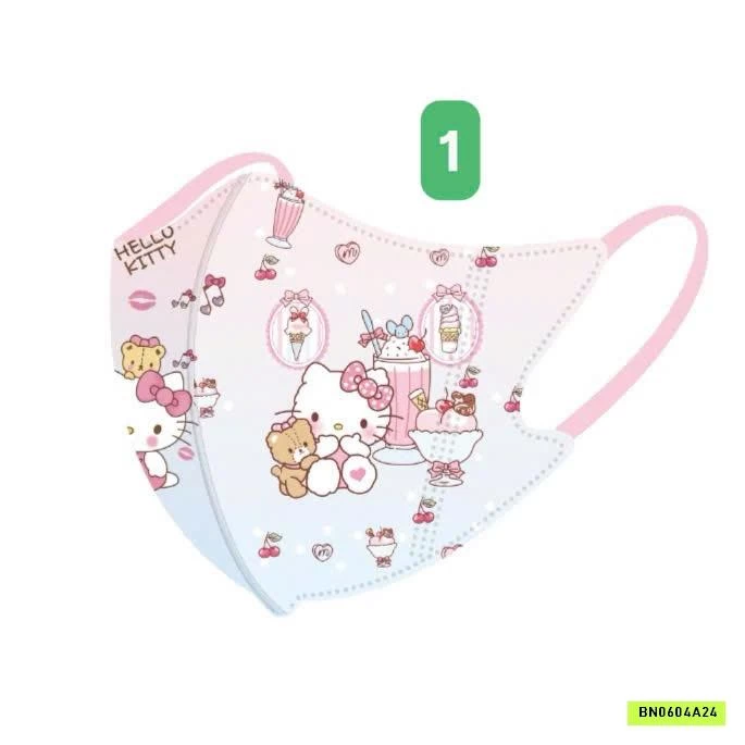 SET 50C KHẨU TRANG KITTY KUTE