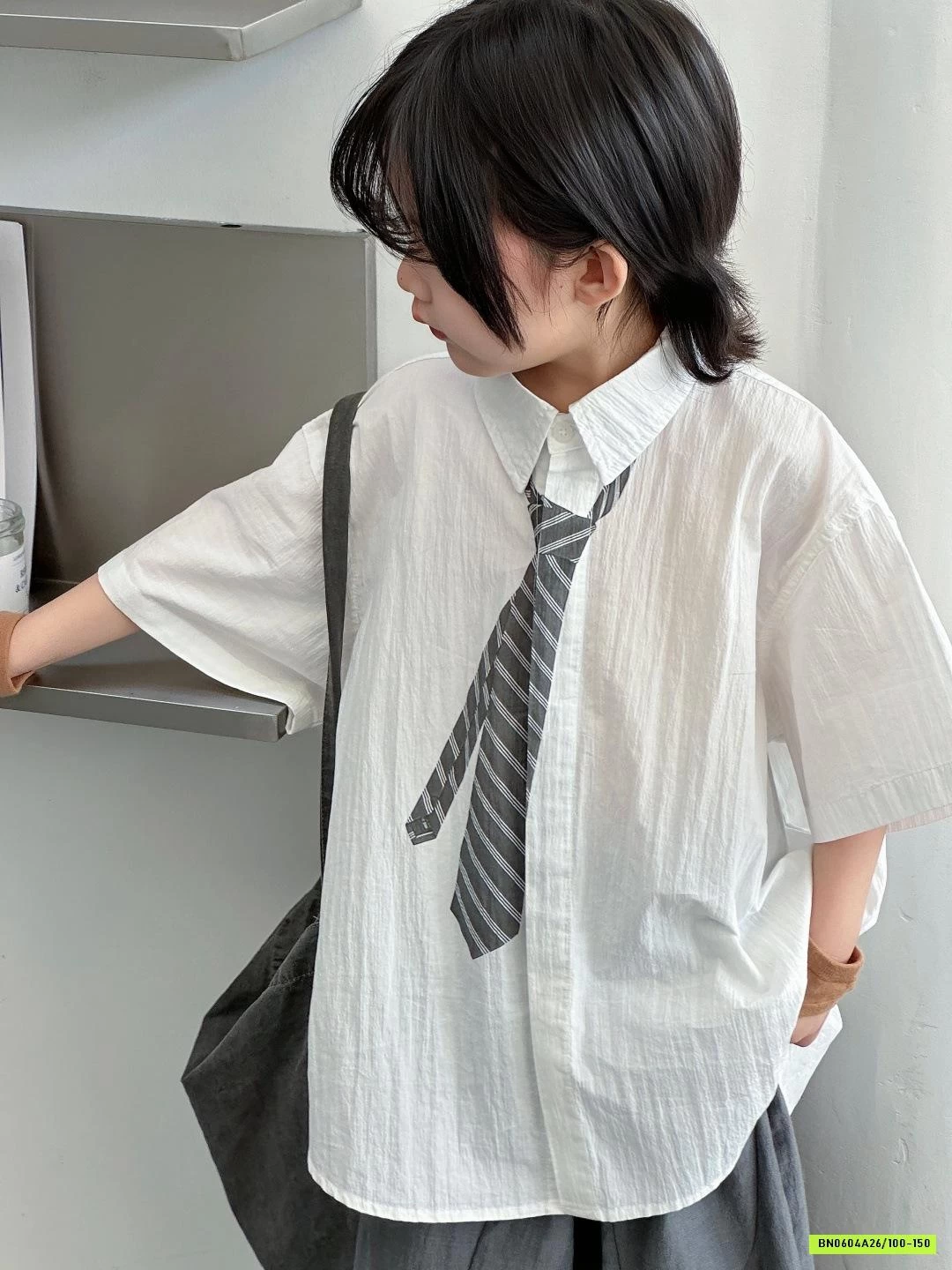 SÉT SƠ MI IN HÌNH CÀ VẠT SIÊU BẢNH