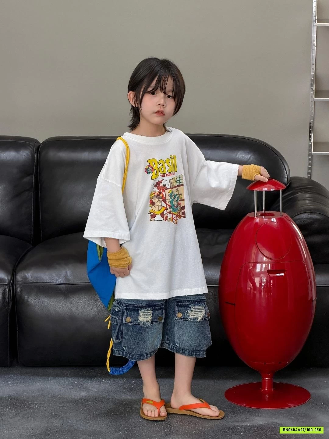 ÁO THUN TRẮNG IN BASIL
