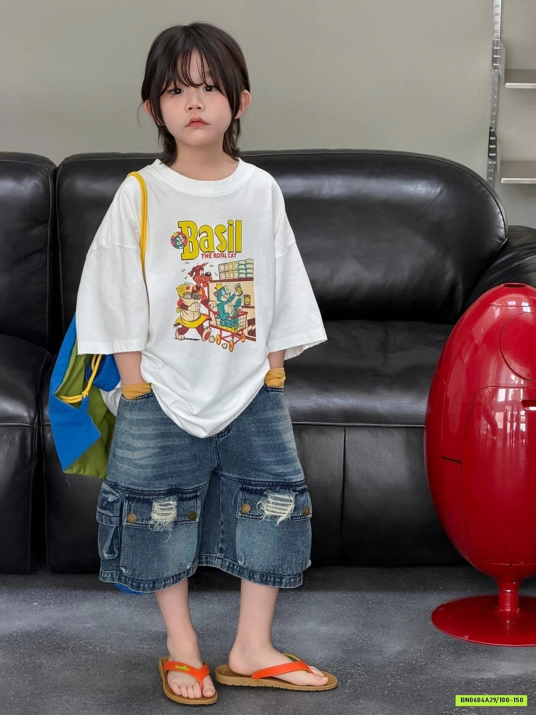 ÁO THUN TRẮNG IN BASIL