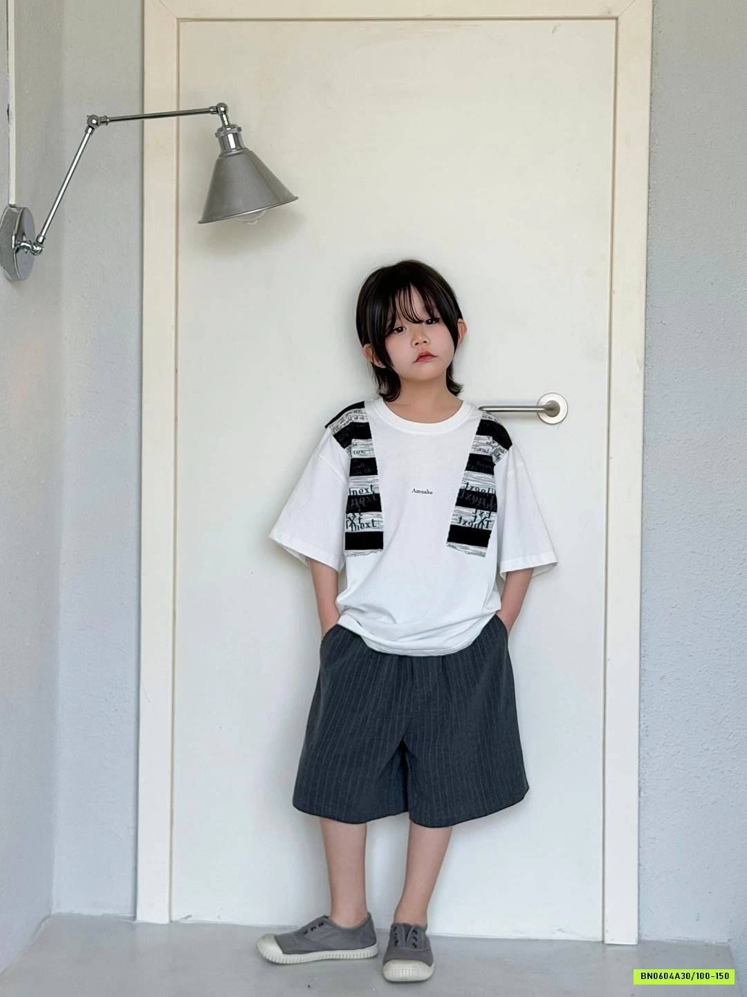 ÁO THUN GIẢ KHĂN CHOÀNG MIX SHORT ÂU