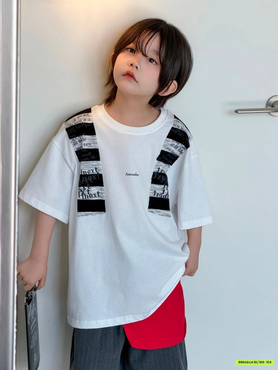 ÁO THUN GIẢ KHĂN CHOÀNG MIX SHORT ÂU