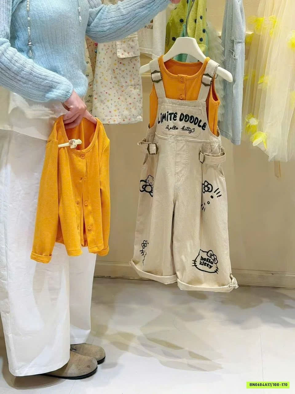 SÉT CARDIGAN MIX YẾM THÊU