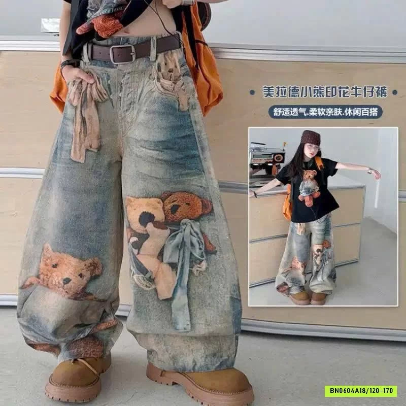 SÉT ÁO PHÔNG MIX JEANS GẤU